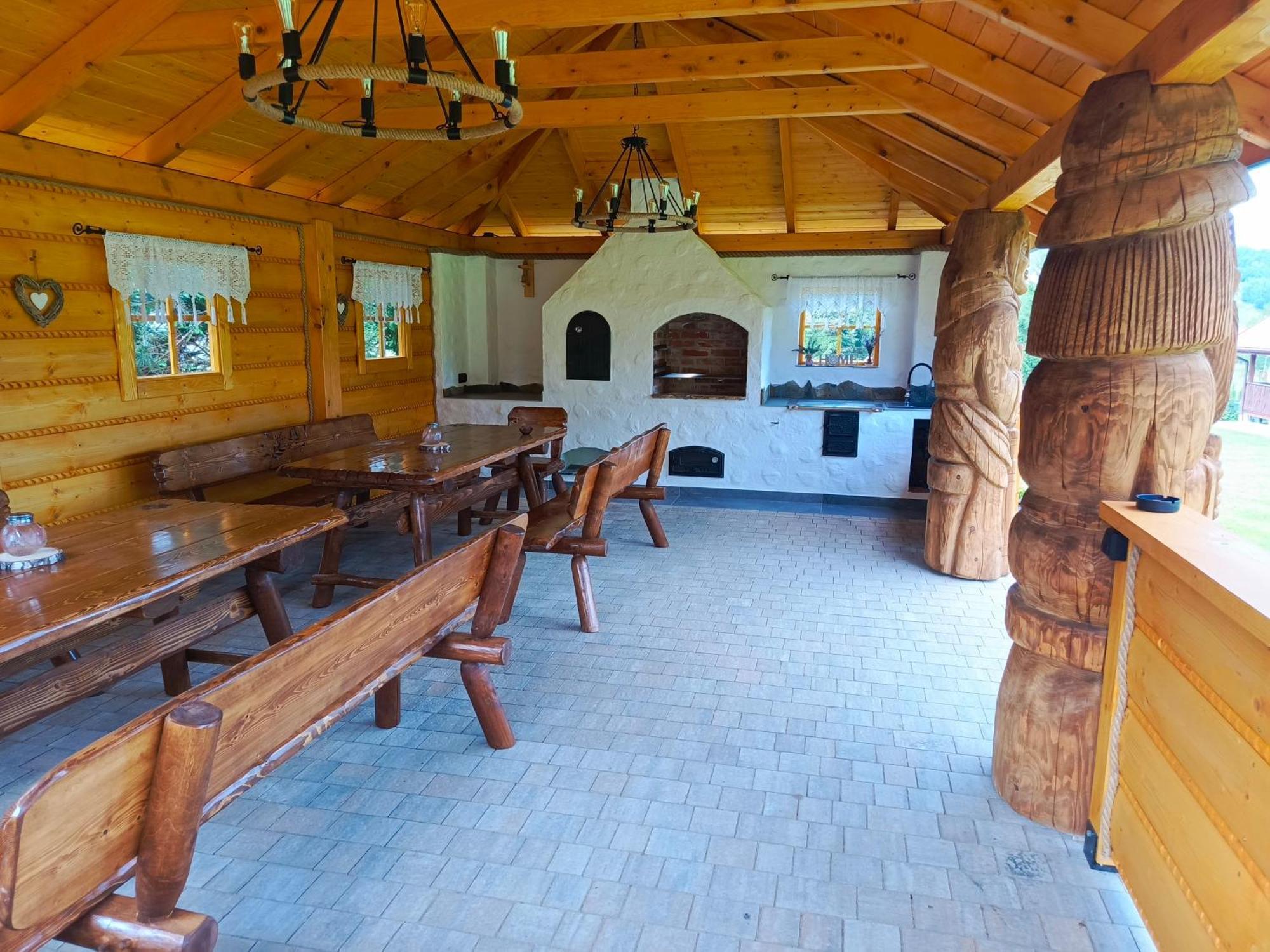 Drozdowka Nad Solina - Chata Z Kominkiem Extérieur photo